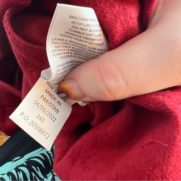 True Religion Red and Gold Logo Jogger Sweatpants, size XL - Picture 4 of 8